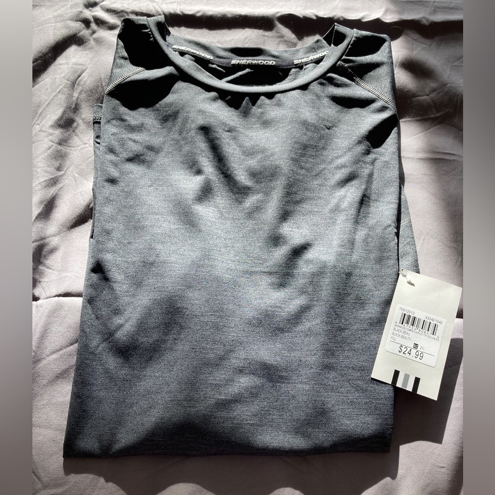🔥NWT Sherwood Compression 2XL top 	Black